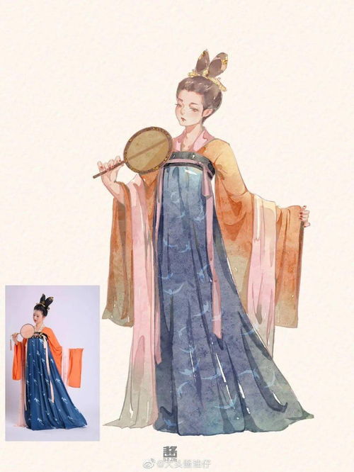 古风服装设计效果图 图案素材分享 中国元素